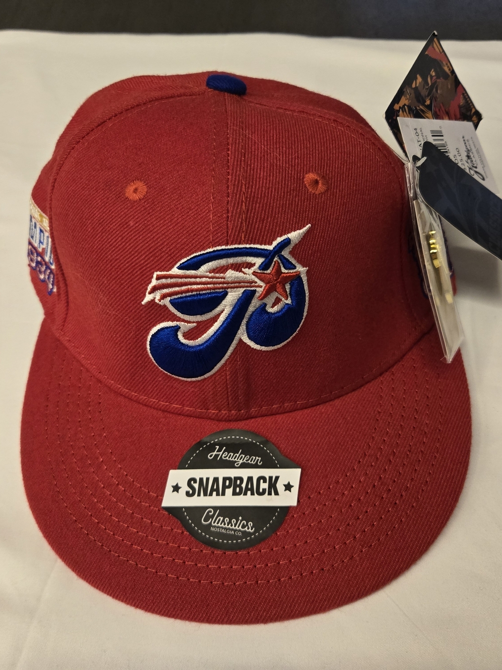 Classic Red Philadelphia Stars National LEAGUE Champs 1934 Baseball Cap
